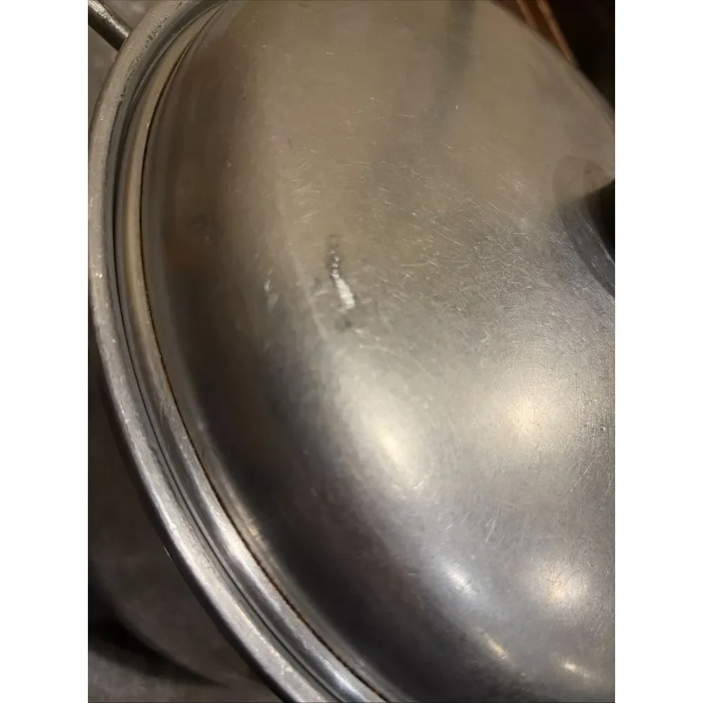 Vintage Wear Ever 2208 8 Quart Aluminum Pot w/ Lid Read‎ Description